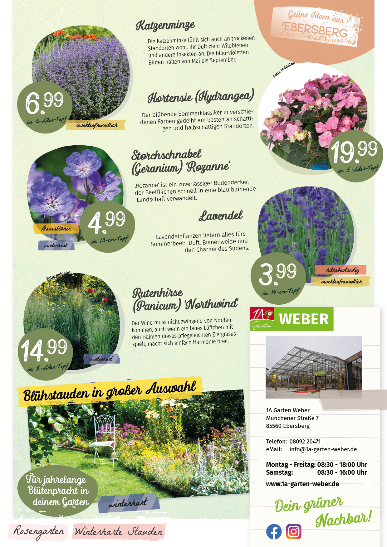 1A Garten Weber Ihr Gartencenter aus Ebersberg